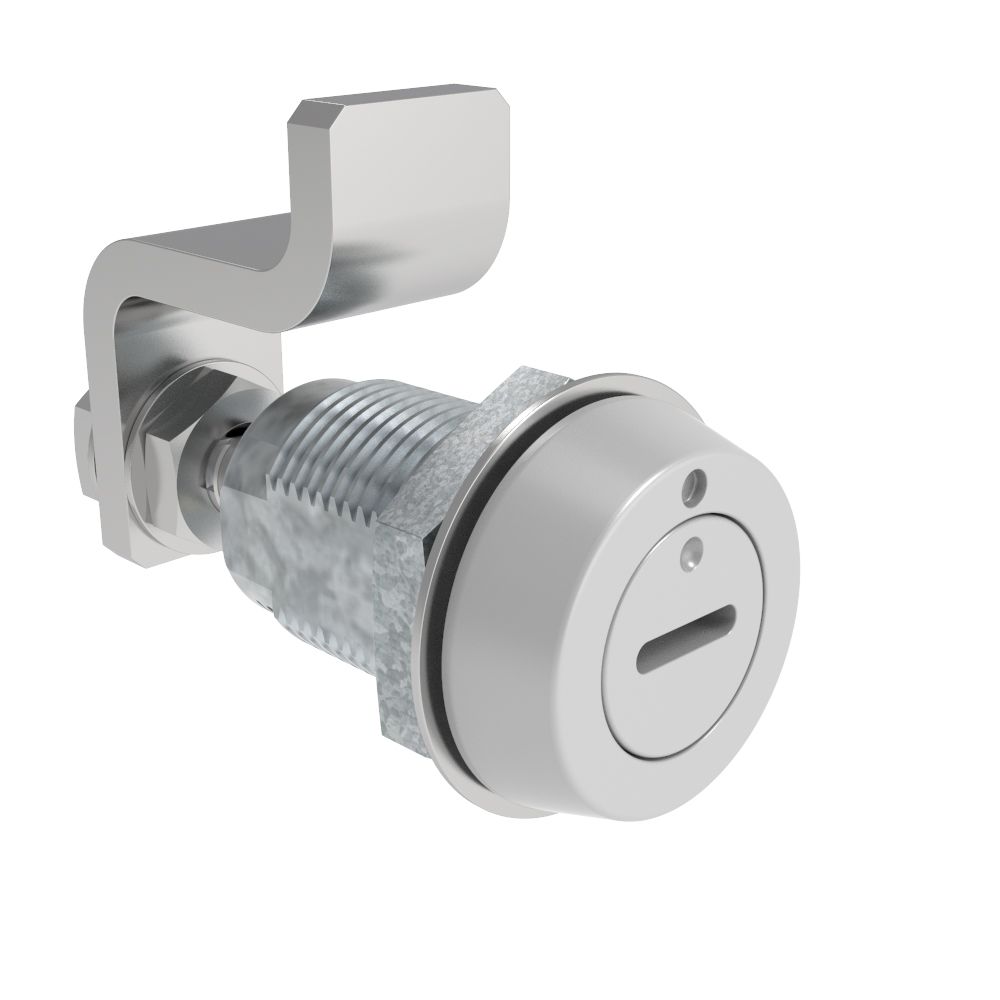 Southco VISE ACTION® Compression Latch, Small Size, Slotted Recess, Zinc Alloy, Powder Coated, Silver
