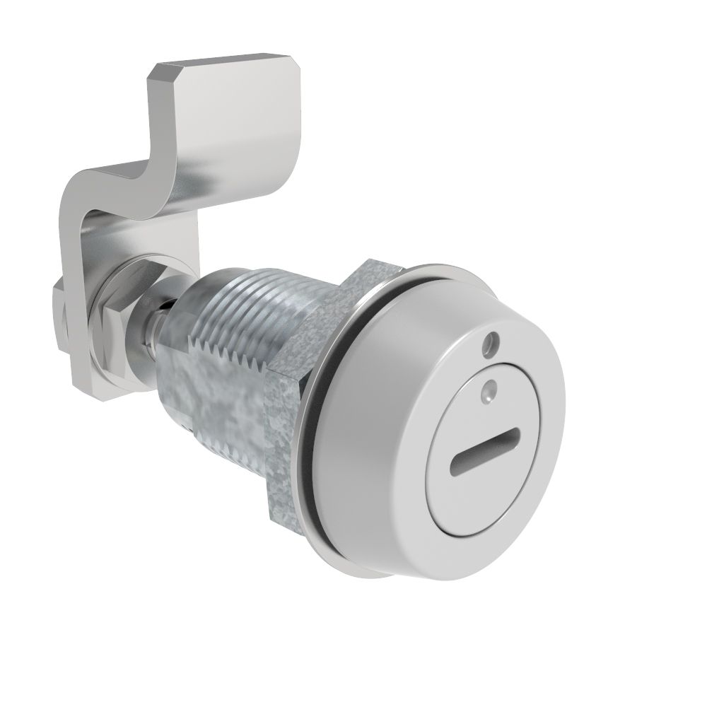 Southco VISE ACTION® Compression Latch, Small Size, Slotted Recess, Zinc Alloy, Powder Coated, Silver