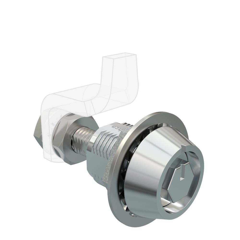 Southco VISE ACTION® Compression Latch, Large Size, Bellcore 216, Zinc Alloy, Chrome Plated, Bright