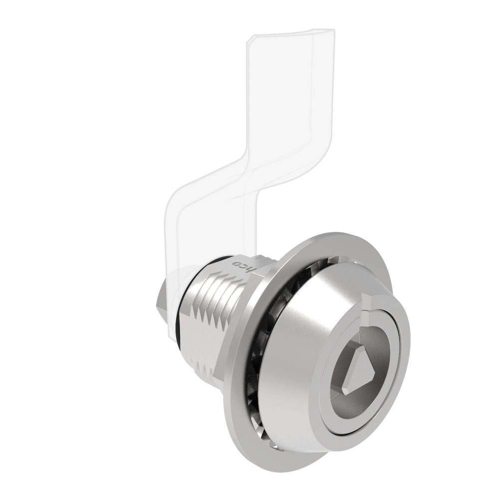 Southco VISE ACTION® Compression Latch, Large Size, 7 mm Triangle, Stainless Steel, Passivated