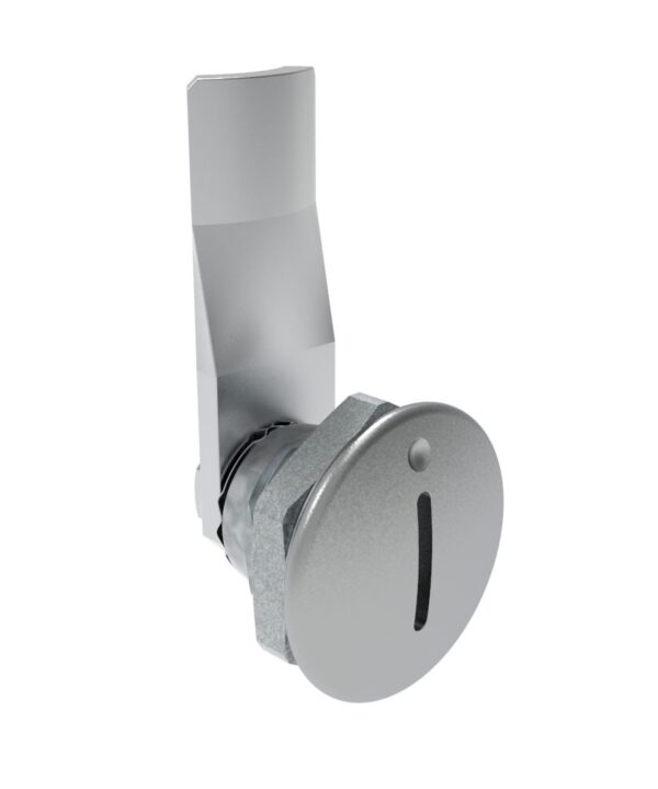 Southco Quarter-Turn Cam Latch, Slotted Recess, 16mm (.63 in) Grip, Not Sealed, Zinc Alloy, Chrome Plated, Bright