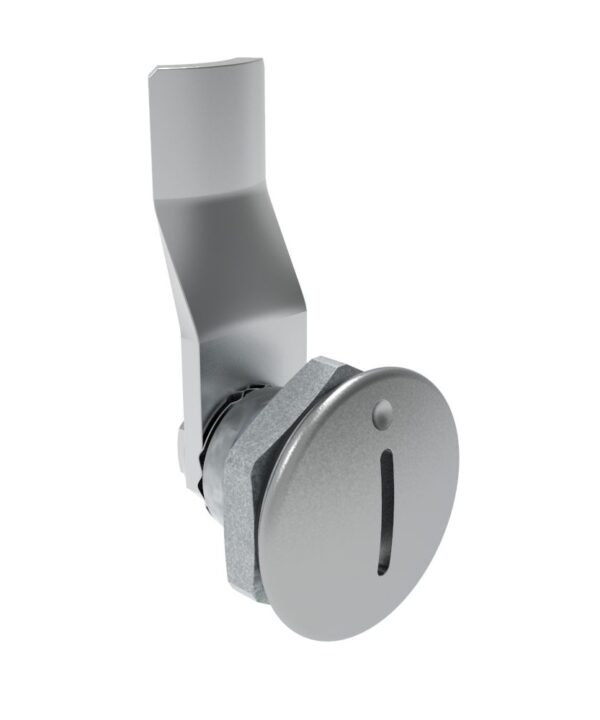 Southco Quarter-Turn Cam Latch, Slotted Recess, 20mm (.79 in) Grip, Sealed, Zinc Alloy, Chrome Plated, Bright
