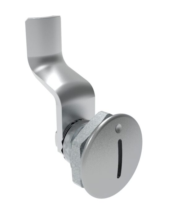 Southco Quarter-Turn Cam Latch, Slotted Recess, 32mm (1.25 in) Grip, Not Sealed, Zinc Alloy, Chrome Plated, Bright