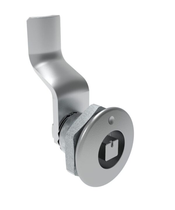 Southco Quarter-Turn Cam Latch, 7 mm Square Recess, 30mm (1.18 in) Grip, Sealed, Zinc Alloy, Chrome Plated, Bright