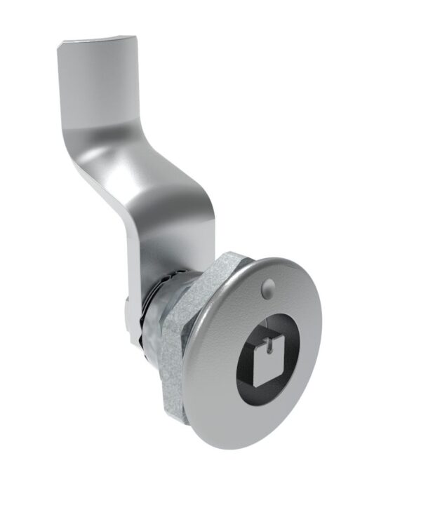 Southco Quarter-Turn Cam Latch, 7 mm Square Recess, 32mm (1.25 in) Grip, Not Sealed, Zinc Alloy, Chrome Plated, Bright