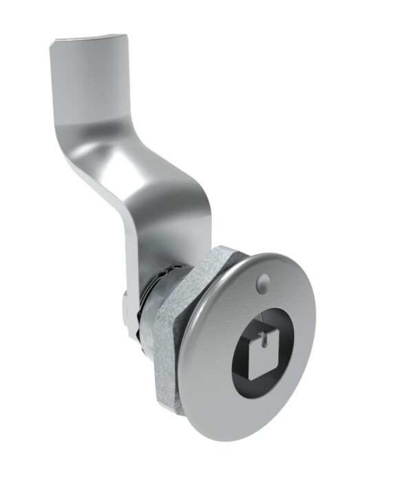 Southco Quarter-Turn Cam Latch, 7 mm Square Recess, 34mm (1.34 in) Grip, Sealed, Zinc Alloy, Chrome Plated, Bright