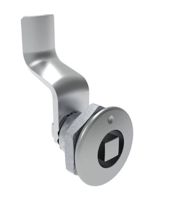 Southco Quarter-Turn Cam Latch, 8 mm Square, 34mm (1.34 in) Grip, Sealed, Zinc Alloy, Chrome Plated, Bright