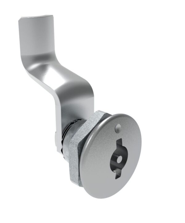 Southco Quarter-Turn Cam Latch, 3 mm Double Bitted Recess, 36mm (1.42 in) Grip, Sealed, Zinc Alloy, Chrome Plated, Bright