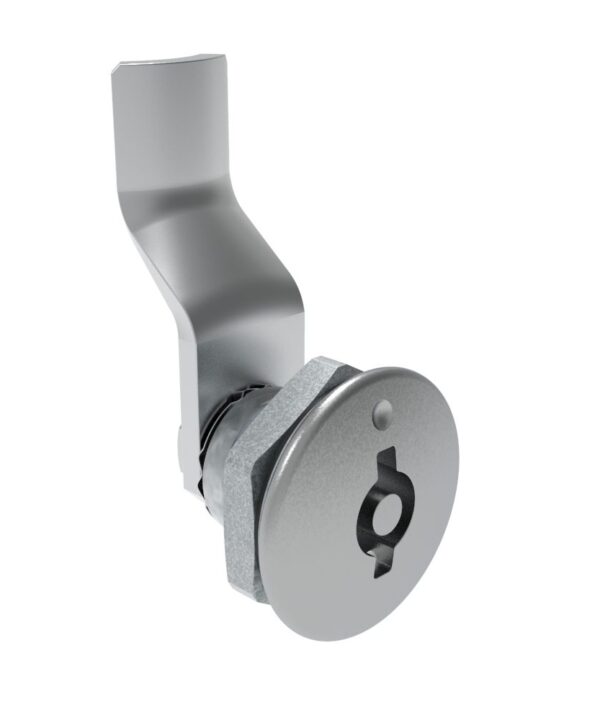 Southco Quarter-Turn Cam Latch, 5 mm Double Bitted Recess, 26mm (1.02 in) Grip, Sealed, Zinc Alloy, Chrome Plated, Bright