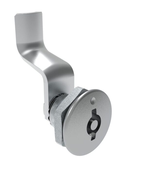 Southco Quarter-Turn Cam Latch, 5 mm Double Bitted Recess, 36mm (1.42 in) Grip, Sealed, Zinc Alloy, Chrome Plated, Bright
