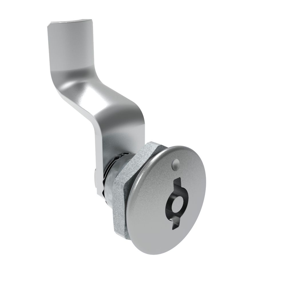 Southco Quarter-Turn Cam Latch, 5 mm Double Bitted Recess, 36mm (1.42 in) Grip, Sealed, Zinc Alloy, Chrome Plated, Bright