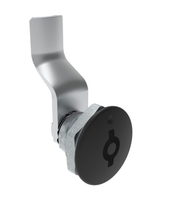 Southco Quarter-Turn Cam Latch, 5 mm Double Bitted Recess, 28mm (1.10 in) Grip, Not Sealed, Zinc Alloy, Powder Coat, Black