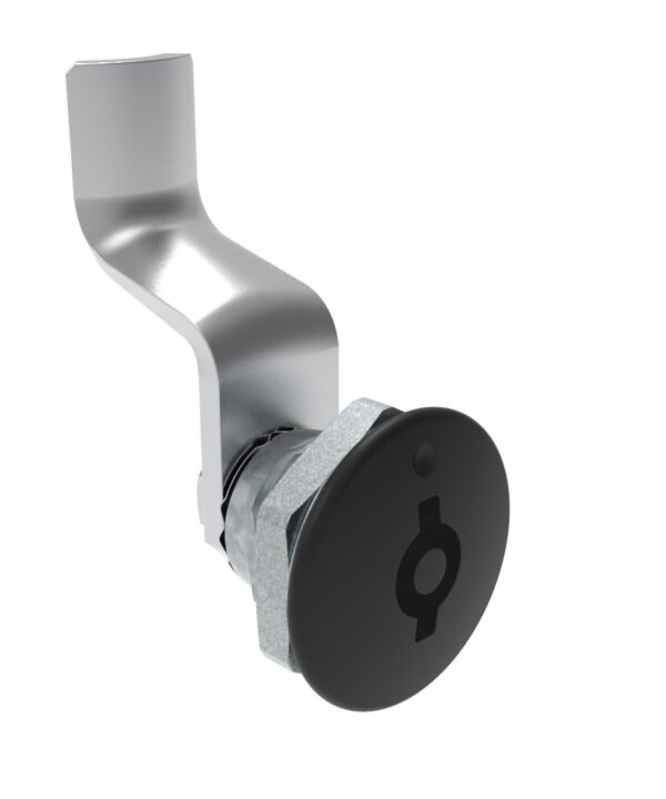 Southco Quarter-Turn Cam Latch, 5 mm Double Bitted Recess, 36mm (1.42 in) Grip, Not Sealed, Zinc Alloy, Powder Coat, Black