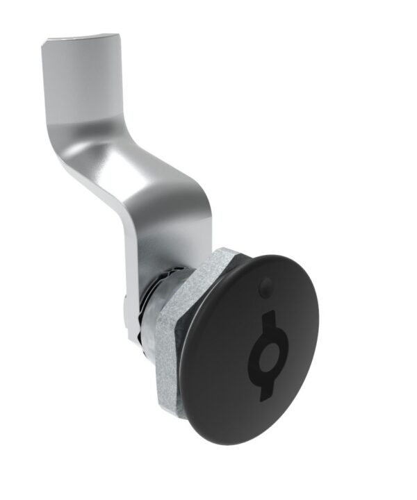 Southco Quarter-Turn Cam Latch, 5 mm Double Bitted Recess, 36mm (1.42 in) Grip, Sealed, Zinc Alloy, Powder Coat, Black