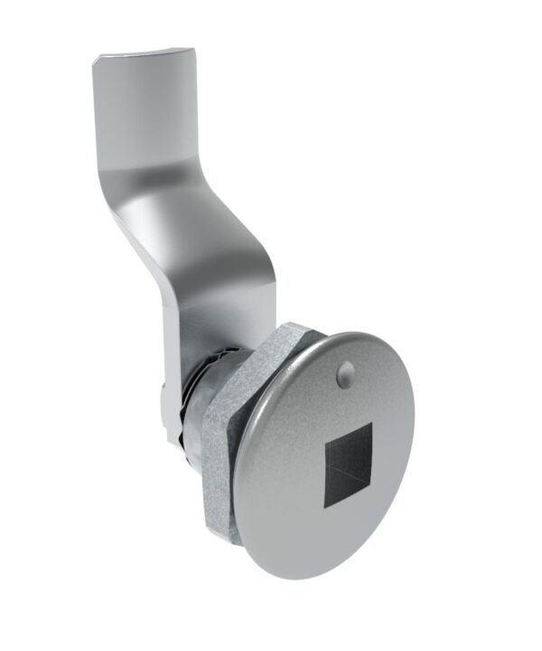 Southco Quarter-Turn Cam Latch, 8 mm Square Recess, 28mm (1.10 in) Grip, Sealed, Zinc Alloy, Chrome Plated, Bright