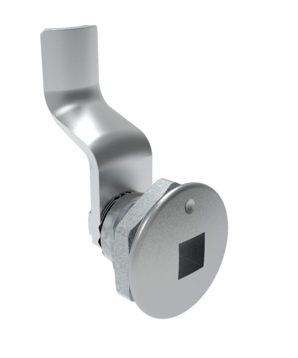 Southco Quarter-Turn Cam Latch, 8 mm Square Recess, 32mm (1.25 in) Grip, Not Sealed, Zinc Alloy, Chrome Plated, Bright