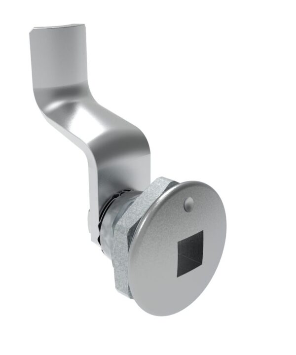 Southco Quarter-Turn Cam Latch, 8 mm Square Recess, 36mm (1.42 in) Grip, Not Sealed, Zinc Alloy, Chrome Plated, Bright
