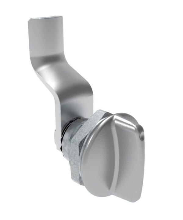 Southco Quarter-Turn Cam Latch, Short wing, 30mm (1.18 in) Grip, Not Sealed, Zinc Alloy, Chrome Plated, Bright