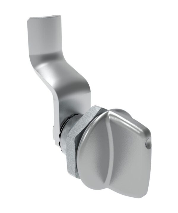 Southco Quarter-Turn Cam Latch, Tall wing, 30mm (1.18 in) Grip, Sealed, Zinc Alloy, Chrome Plated, Bright