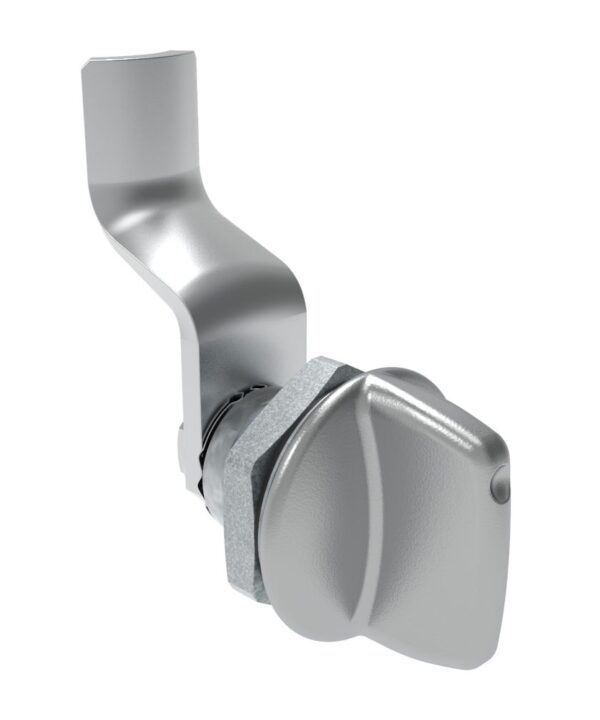 Southco Quarter-Turn Cam Latch, Tall wing, 32mm (1.25 in) Grip, Sealed, Zinc Alloy, Chrome Plated, Bright