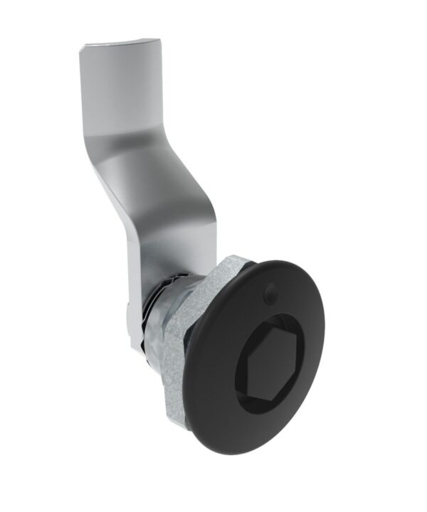 Southco Quarter-Turn Cam Latch, Bellcore 216, 26mm (1.02 in) Grip, Not Sealed, Zinc Alloy, Powder Coat, Black