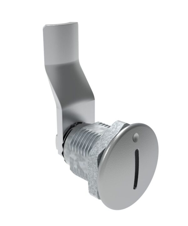 Southco Quarter-Turn Cam Latch, Slotted Recess, 30mm (1.18 in) Grip, Not Sealed, Zinc Alloy, Chrome Plated, Bright