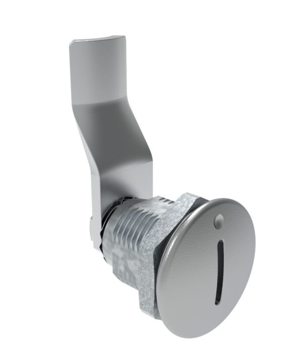 Southco Quarter-Turn Cam Latch, Slotted Recess, 30mm (1.18 in) Grip, Sealed, Zinc Alloy, Chrome Plated, Bright