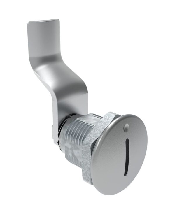 Southco Quarter-Turn Cam Latch, Slotted Recess, 38mm (1.50 in) Grip, Not Sealed, Zinc Alloy, Chrome Plated, Bright