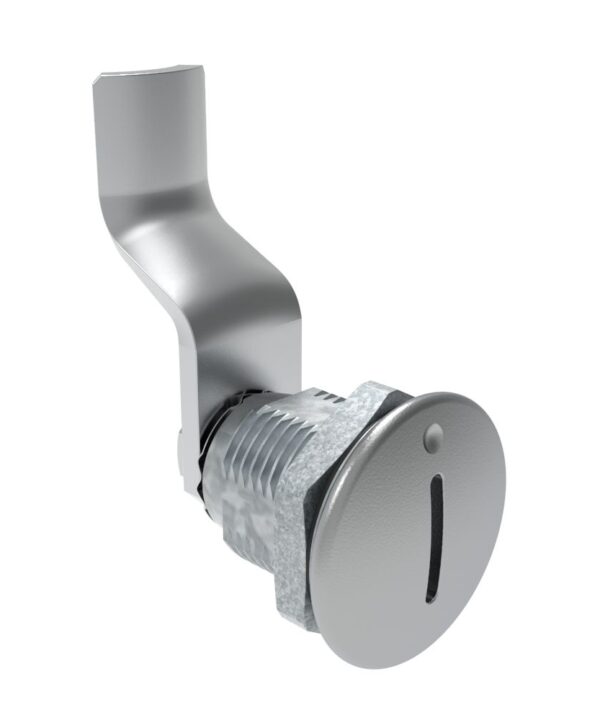 Southco Quarter-Turn Cam Latch, Slotted Recess, 38mm (1.50 in) Grip, Sealed, Zinc Alloy, Chrome Plated, Bright