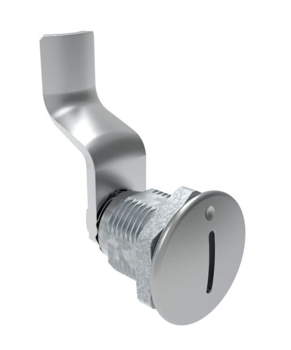 Southco Quarter-Turn Cam Latch, Slotted Recess, 40mm (1.57 in) Grip, Not Sealed, Zinc Alloy, Chrome Plated, Bright