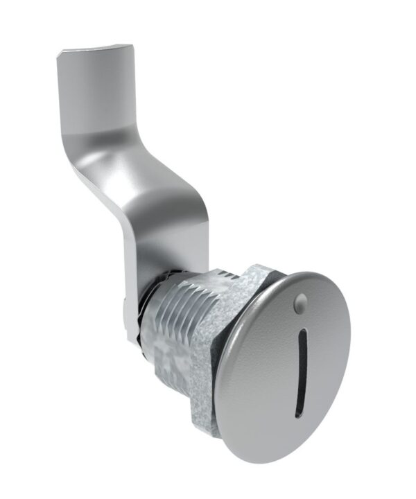 Southco Quarter-Turn Cam Latch, Slotted Recess, 40mm (1.57 in) Grip, Sealed, Zinc Alloy, Chrome Plated, Bright