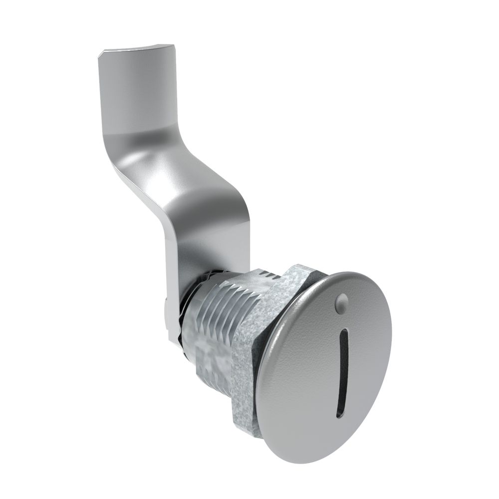 Southco Quarter-Turn Cam Latch, Slotted Recess, 40mm (1.57 in) Grip, Sealed, Zinc Alloy, Chrome Plated, Bright