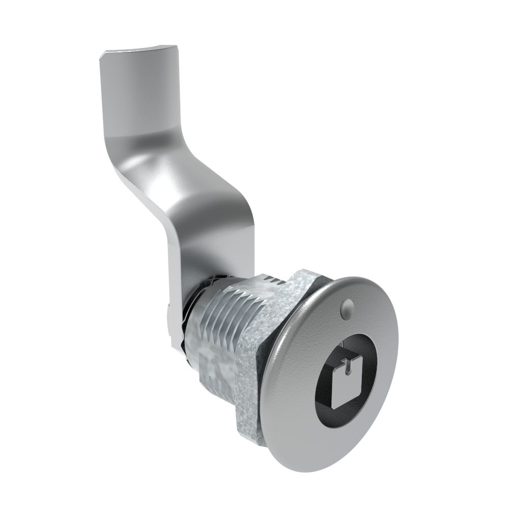Southco Quarter-Turn Cam Latch, 7 mm Square Recess, 40mm (1.57 in) Grip, Sealed, Zinc Alloy, Chrome Plated, Bright