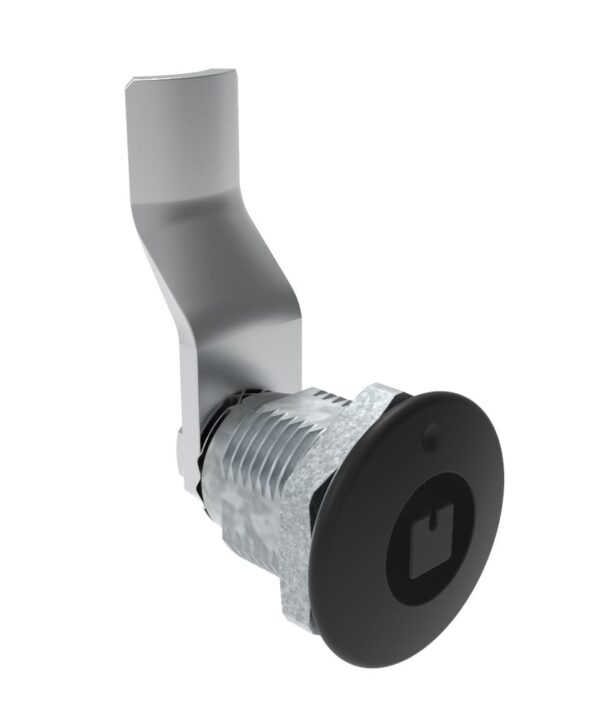 Southco Quarter-Turn Cam Latch, 7 mm Square Recess, 32mm (1.25 in) Grip, Not Sealed, Zinc Alloy, Powder Coat, Black