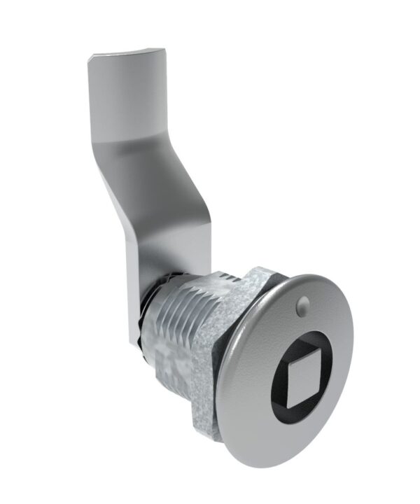 Southco Quarter-Turn Cam Latch, 8 mm Square, 32mm (1.25 in) Grip, Sealed, Zinc Alloy, Chrome Plated, Bright