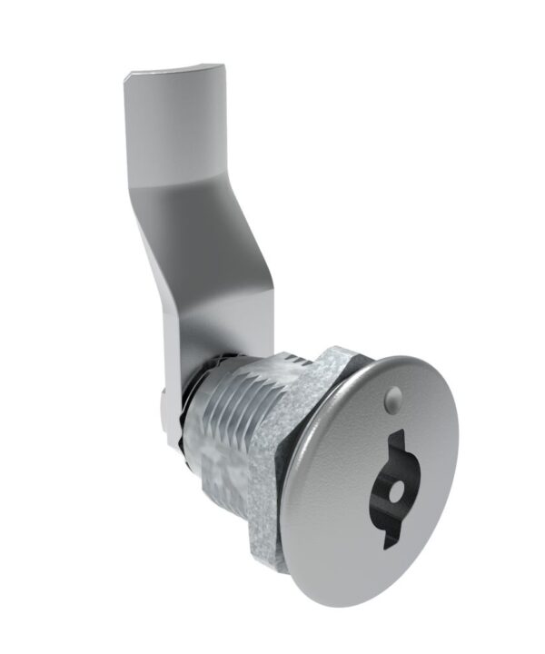 Southco Quarter-Turn Cam Latch, 3 mm Double Bitted Recess, 30mm (1.18 in) Grip, Sealed, Zinc Alloy, Chrome Plated, Bright