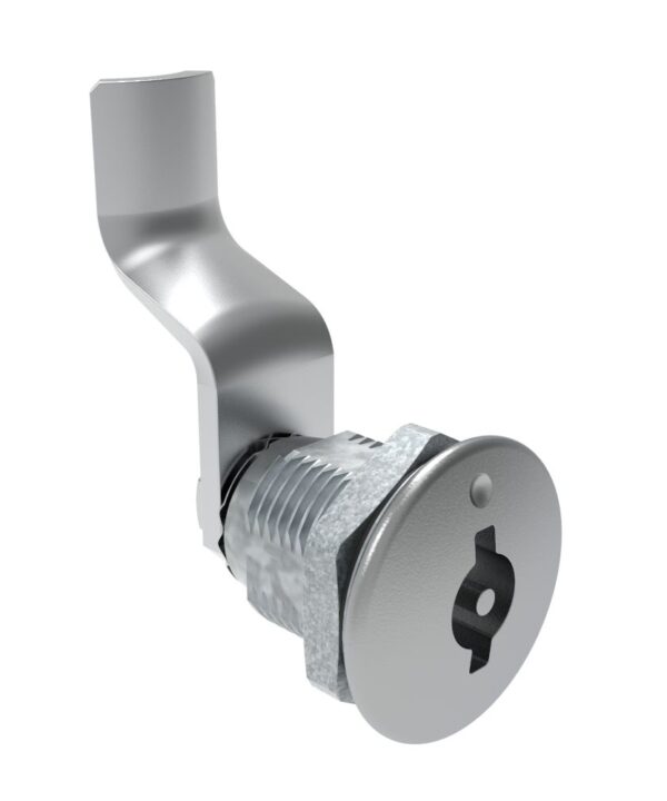 Southco Quarter-Turn Cam Latch, 3 mm Double Bitted Recess, 40mm (1.57 in) Grip, Sealed, Zinc Alloy, Chrome Plated, Bright
