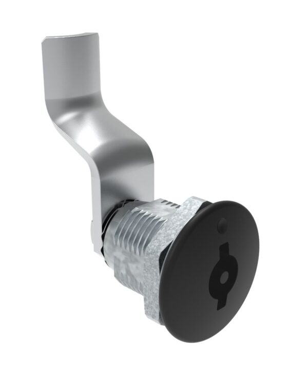 Southco Quarter-Turn Cam Latch, 3 mm Double Bitted Recess, 40mm (1.57 in) Grip, Not Sealed, Zinc Alloy, Powder Coat, Black