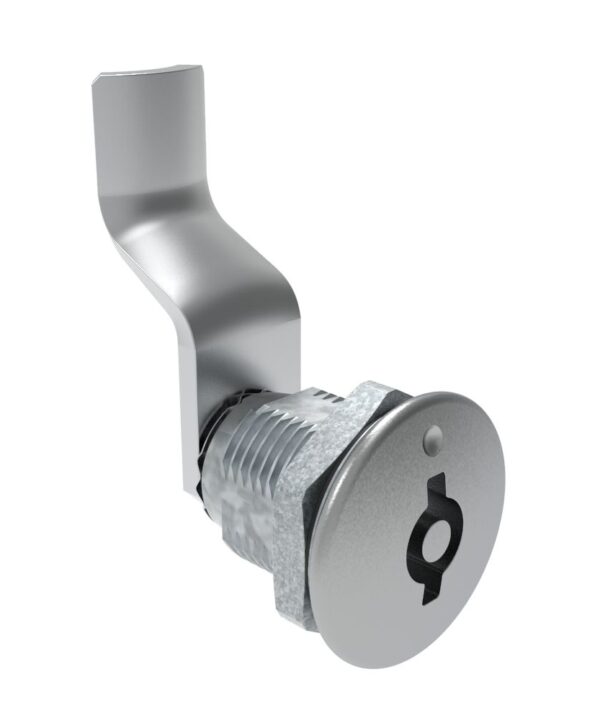 Southco Quarter-Turn Cam Latch, 5 mm Double Bitted Recess, 38mm (1.50 in) Grip, Sealed, Zinc Alloy, Chrome Plated, Bright