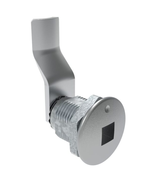 Southco Quarter-Turn Cam Latch, 8 mm Square Recess, 32mm (1.25 in) Grip, Not Sealed, Zinc Alloy, Chrome Plated, Bright