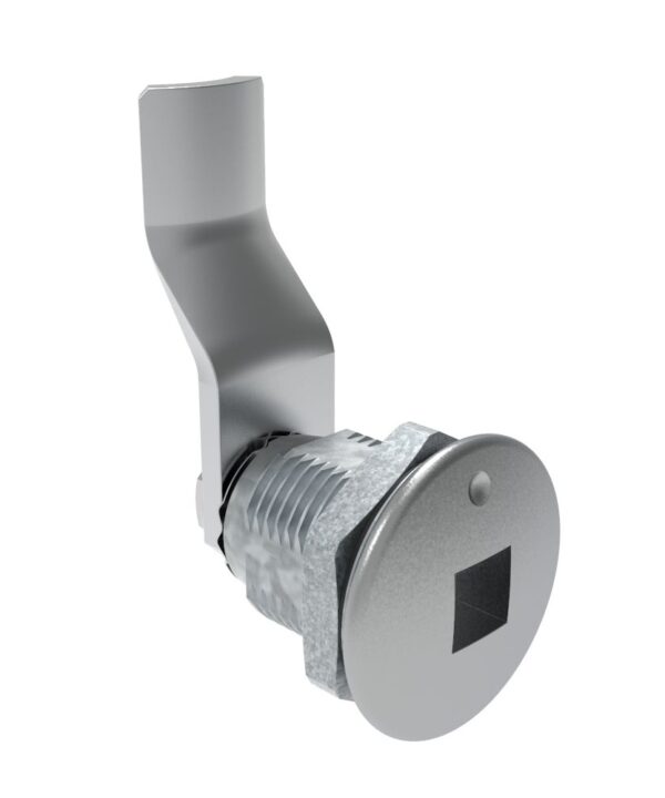 Southco Quarter-Turn Cam Latch, 8 mm Square Recess, 32mm (1.25 in) Grip, Sealed, Zinc Alloy, Chrome Plated, Bright