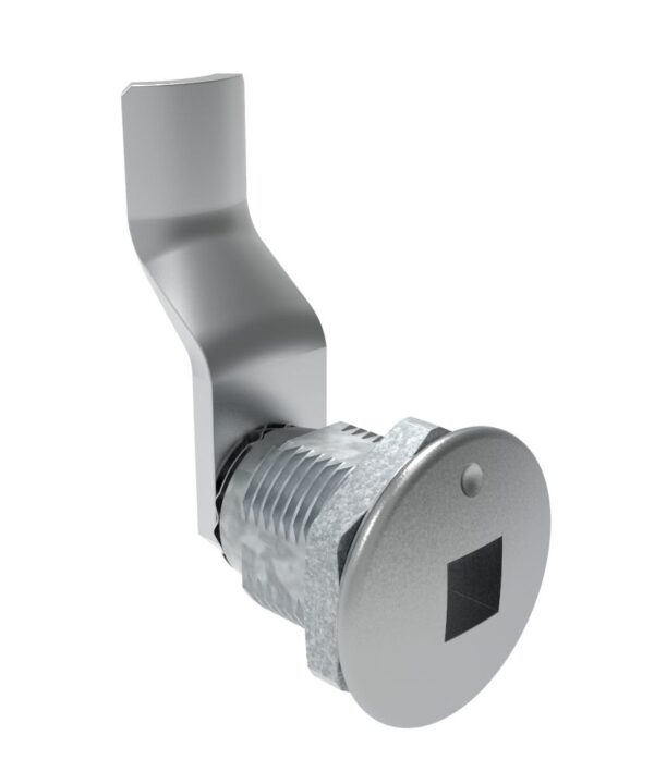 Southco Quarter-Turn Cam Latch, 8 mm Square Recess, 34mm (1.34 in) Grip, Not Sealed, Zinc Alloy, Chrome Plated, Bright