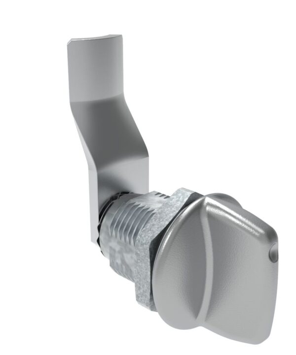 Southco Quarter-Turn Cam Latch, Tall wing, 30mm (1.18 in) Grip, Sealed, Zinc Alloy, Chrome Plated, Bright