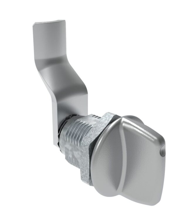Southco Quarter-Turn Cam Latch, Tall wing, 34mm (1.34 in) Grip, Sealed, Zinc Alloy, Chrome Plated, Bright