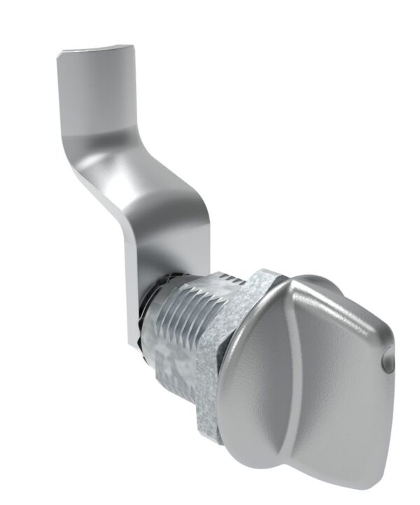 Southco Quarter-Turn Cam Latch, Tall wing, 40mm (1.57 in) Grip, Not Sealed, Zinc Alloy, Chrome Plated, Bright