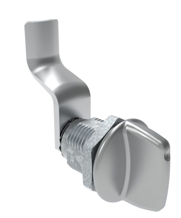 Southco Quarter-Turn Cam Latch, Tall wing, 40mm (1.57 in) Grip, Sealed, Zinc Alloy, Chrome Plated, Bright