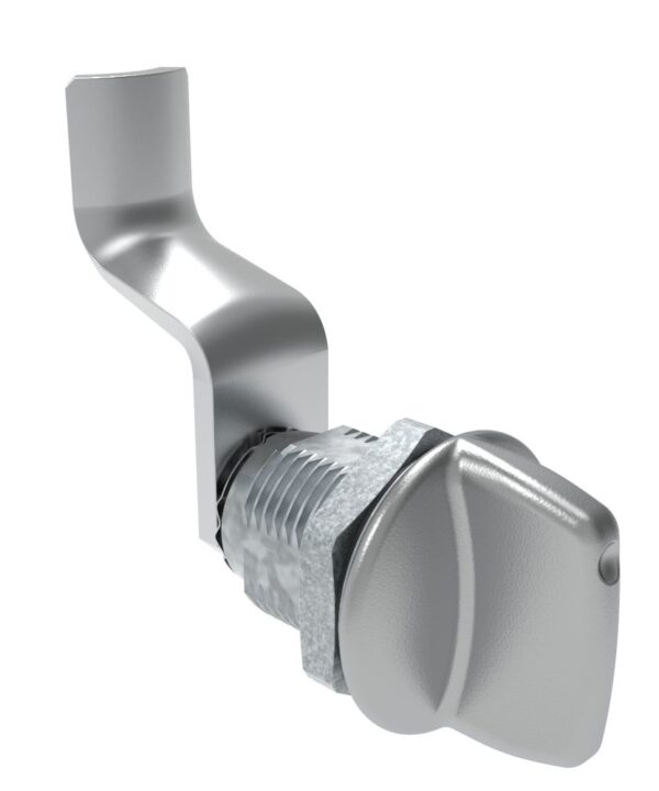 Southco Quarter-Turn Cam Latch, Tall wing, 44mm (1.73 in) Grip, Sealed, Zinc Alloy, Chrome Plated, Bright