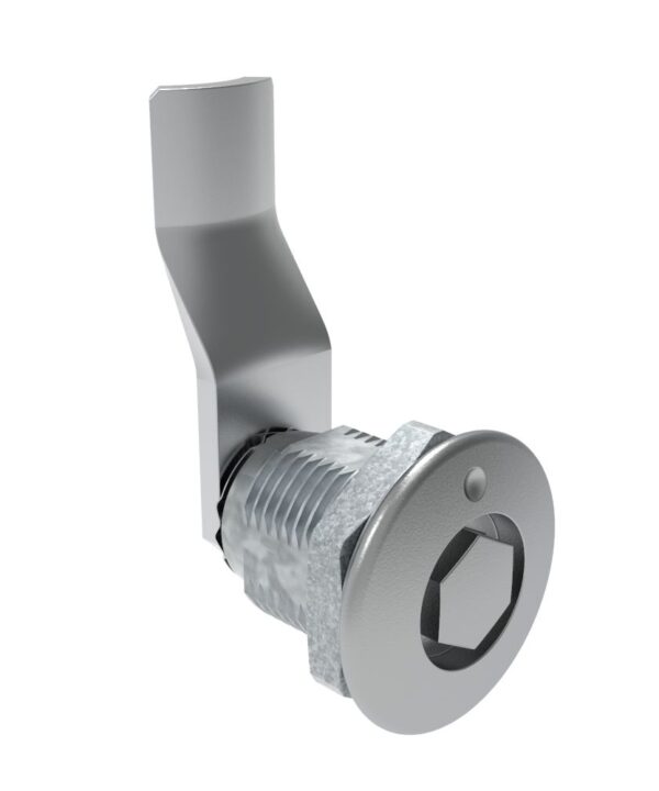 Southco Quarter-Turn Cam Latch, Bellcore 216, 30mm (1.18 in) Grip, Not Sealed, Zinc Alloy, Chrome Plated, Bright