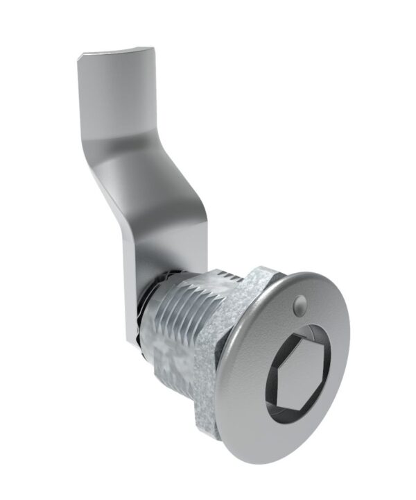 Southco Quarter-Turn Cam Latch, Bellcore 216, 34mm (1.34 in) Grip, Not Sealed, Zinc Alloy, Chrome Plated, Bright