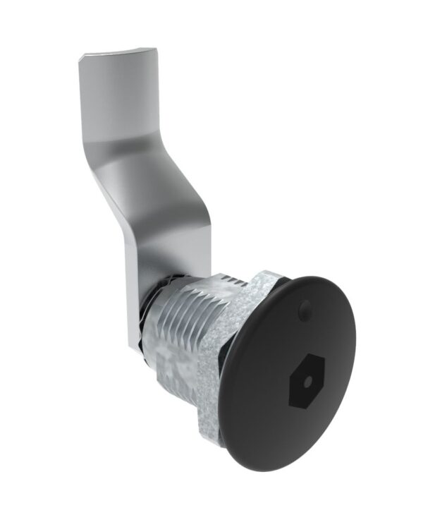 Southco Quarter-Turn Cam Latch, Bellcore Electronics, 34mm (1.34 in) Grip, Not Sealed, Zinc Alloy, Powder Coat, Black